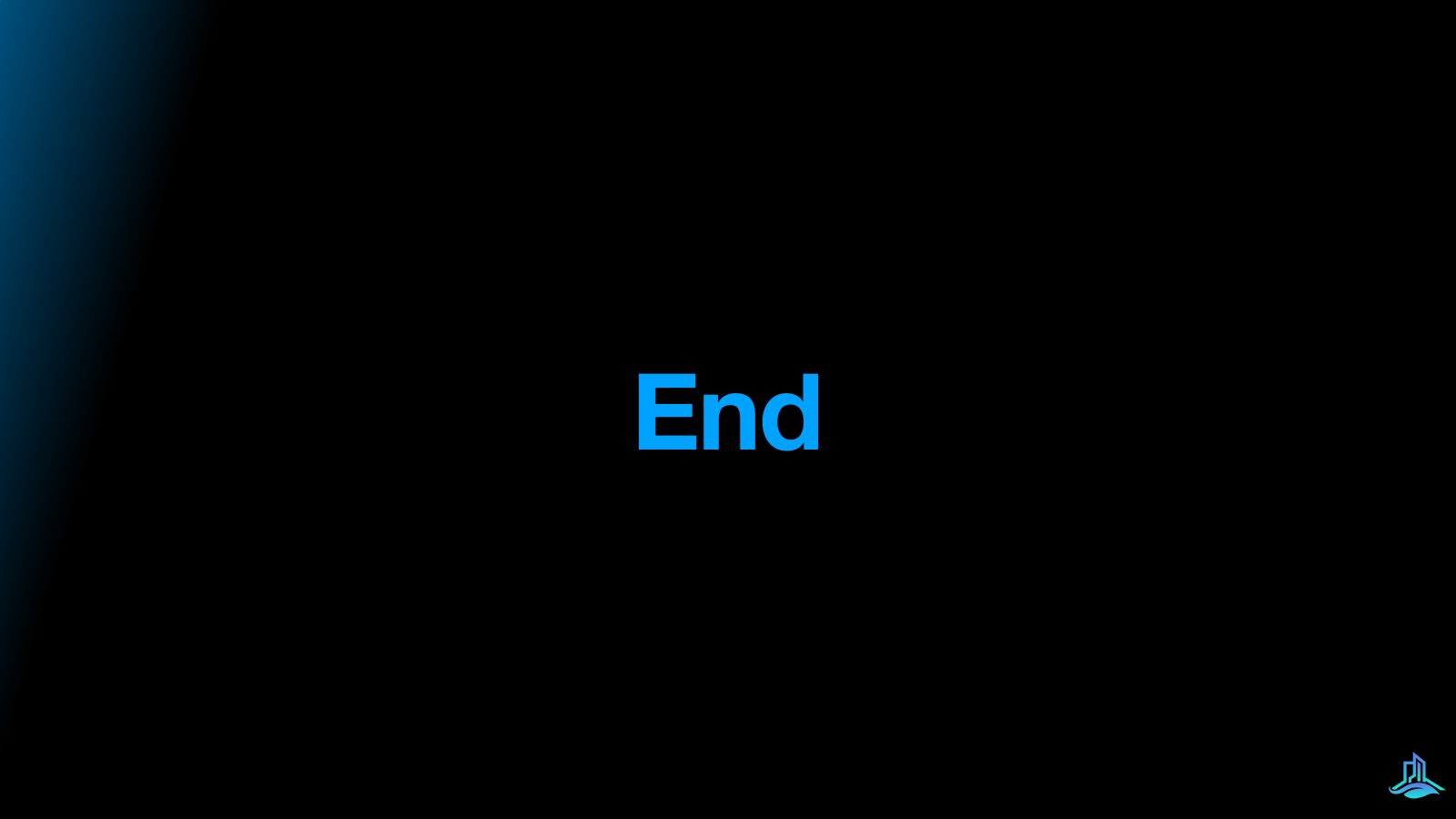 Slide 21 of 21: End